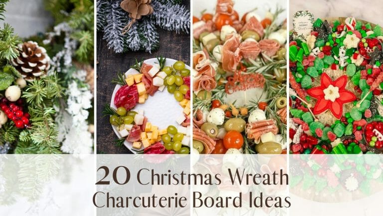 simple christmas wreath charcuterie board ideas