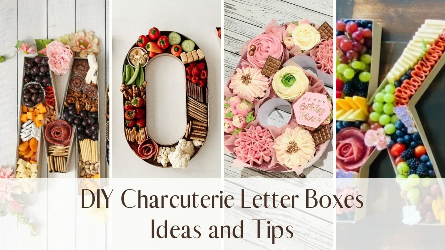 DIY Charcuterie Letter Boxes Ideas and Tips Charcuterie Association