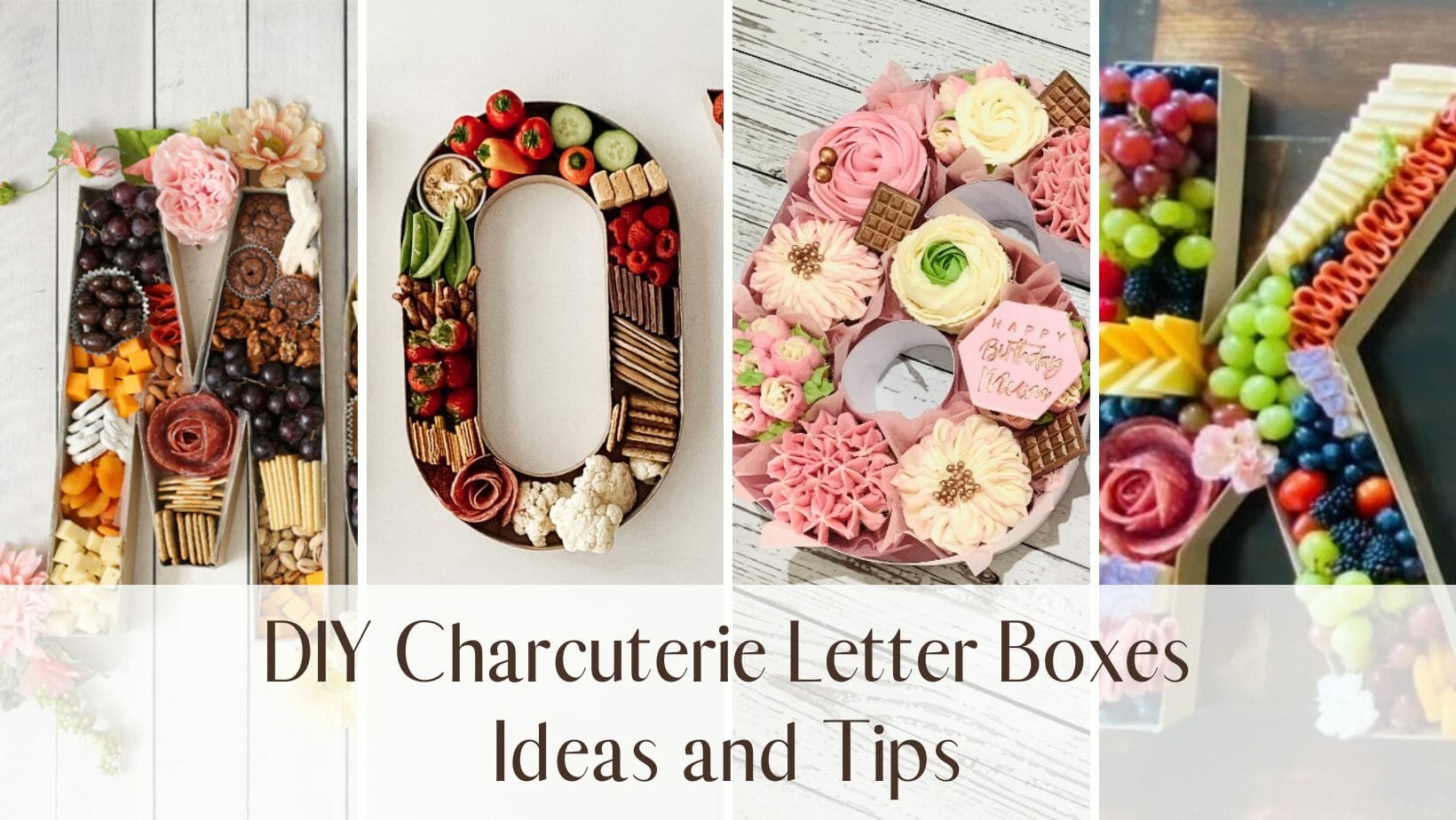 16 Custom Charcuterie Letter Boxes