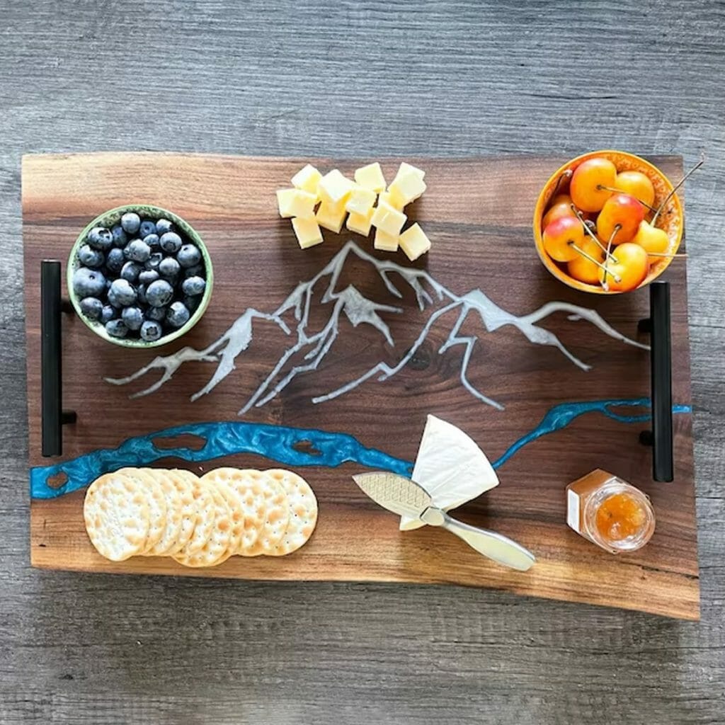 river charcuterie board