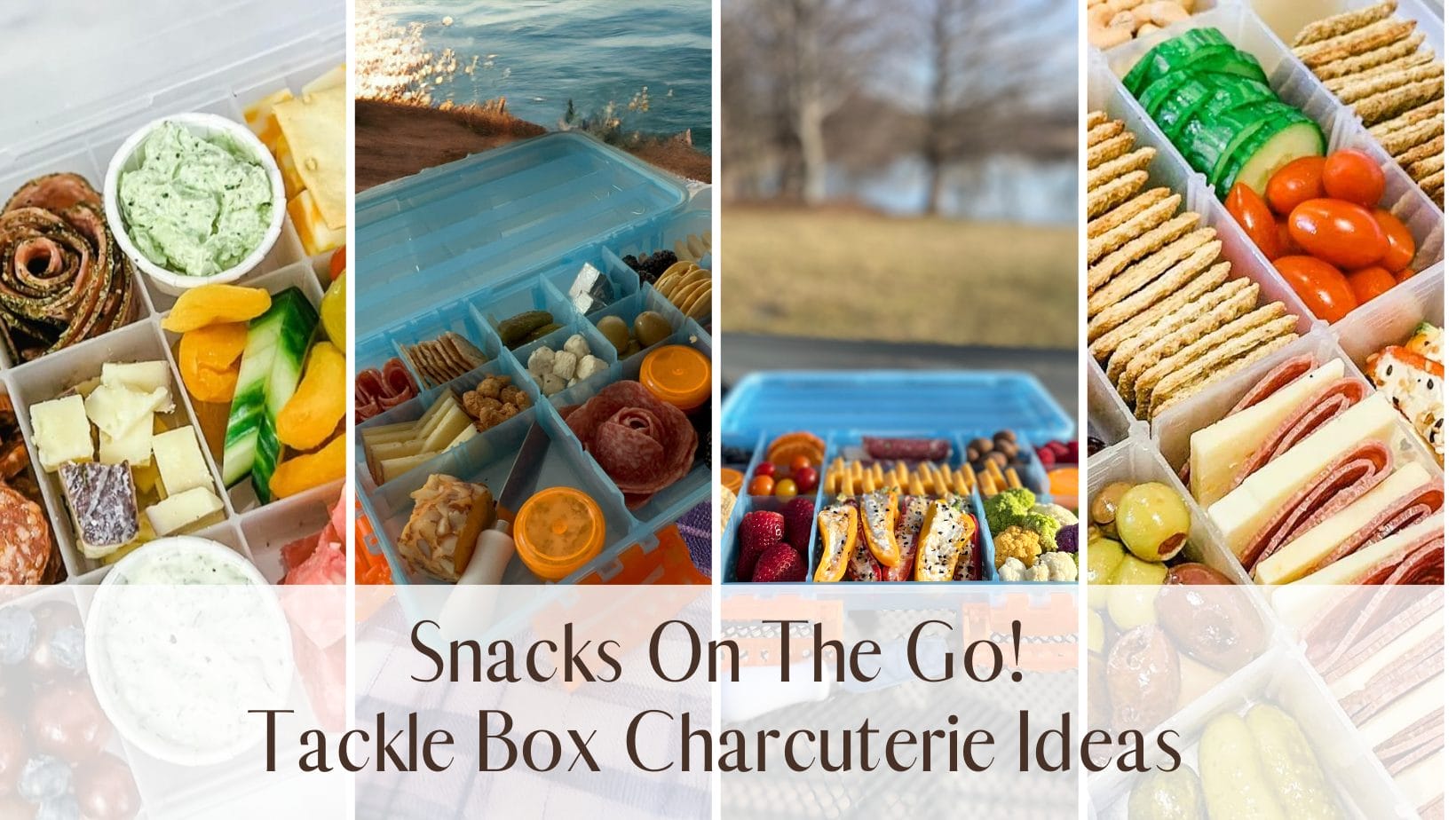 Snackle Box for road trips // organizing snacks // portion controlled  snacks on the go