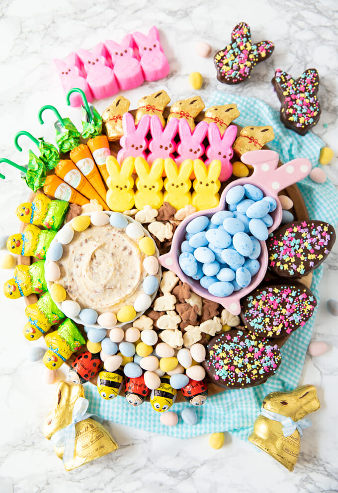 Easter Bunny Charcuterie Board 