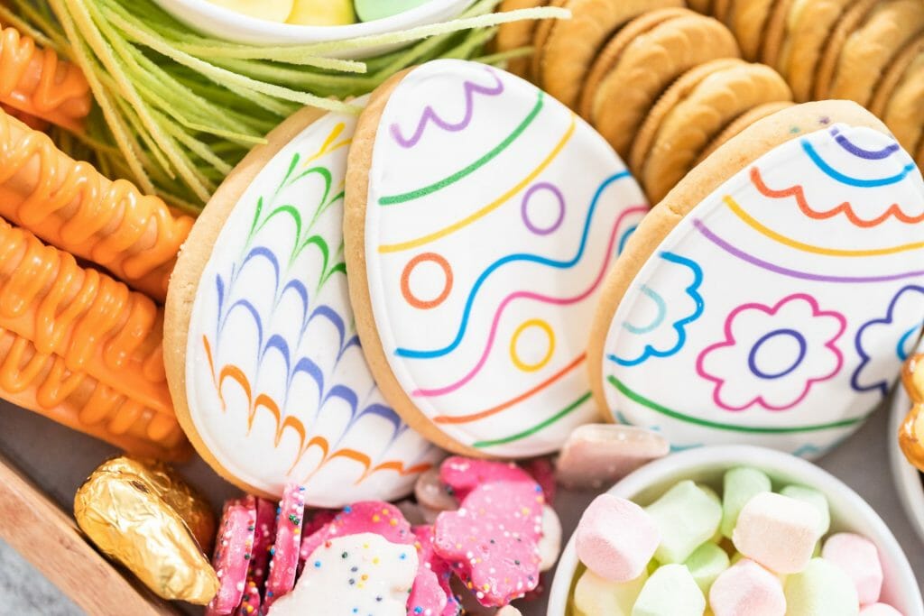 Easter Egg Charcuterie Board