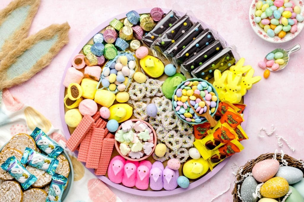 Easter Candy Charcuterie Board