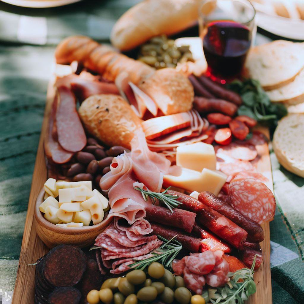 Picnic Charcuterie Board, Picnic Platter