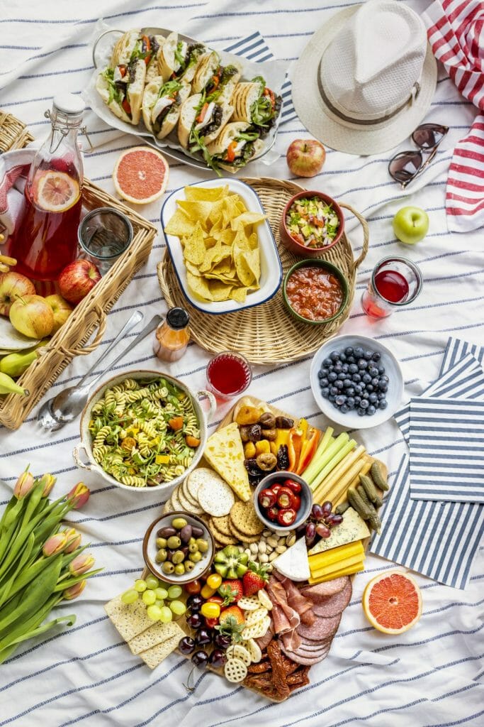 Summer Picnic Charcuterie Board - Fueling a Southern Soul