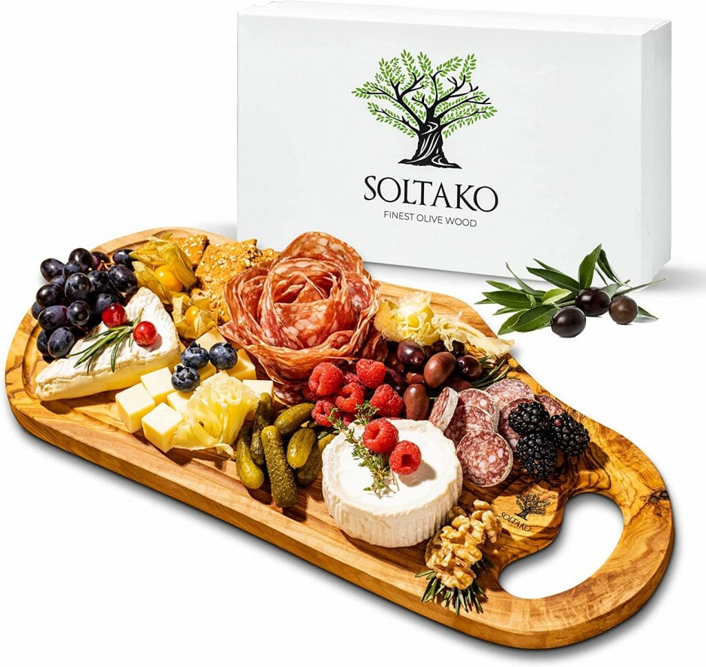 Large Cheese & Charcuterie Board, Olivewood
