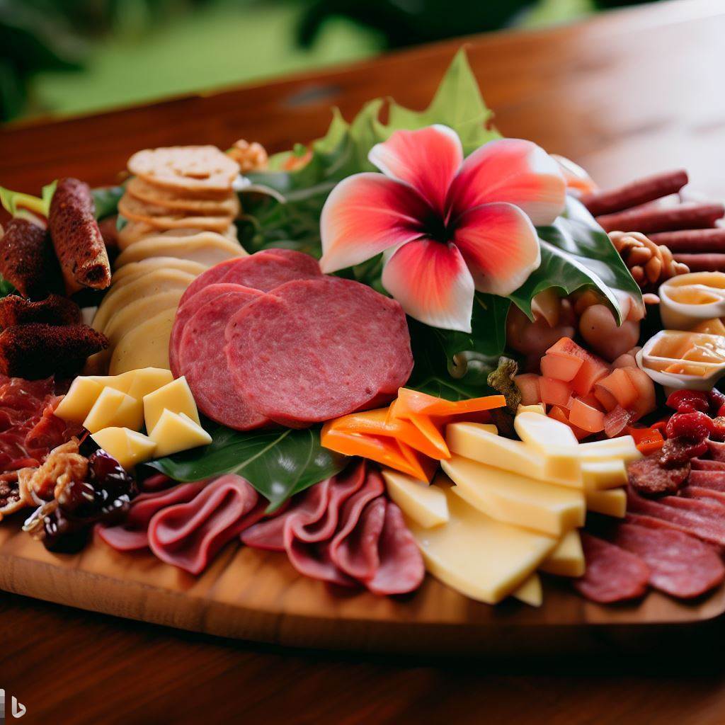 hawaiian charcuterie board