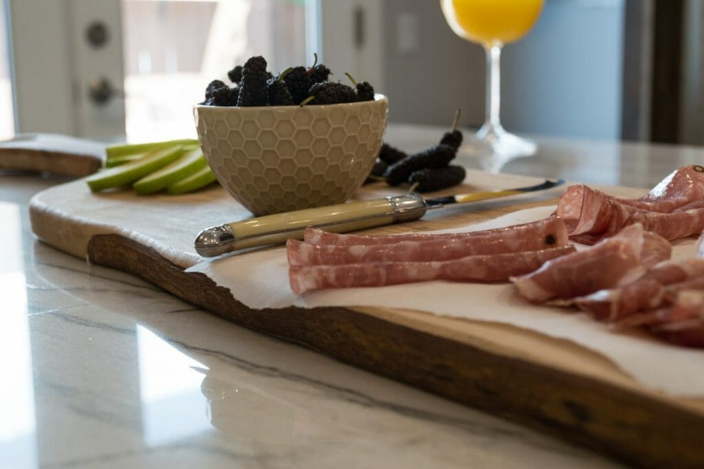 mimosa charcuterie board