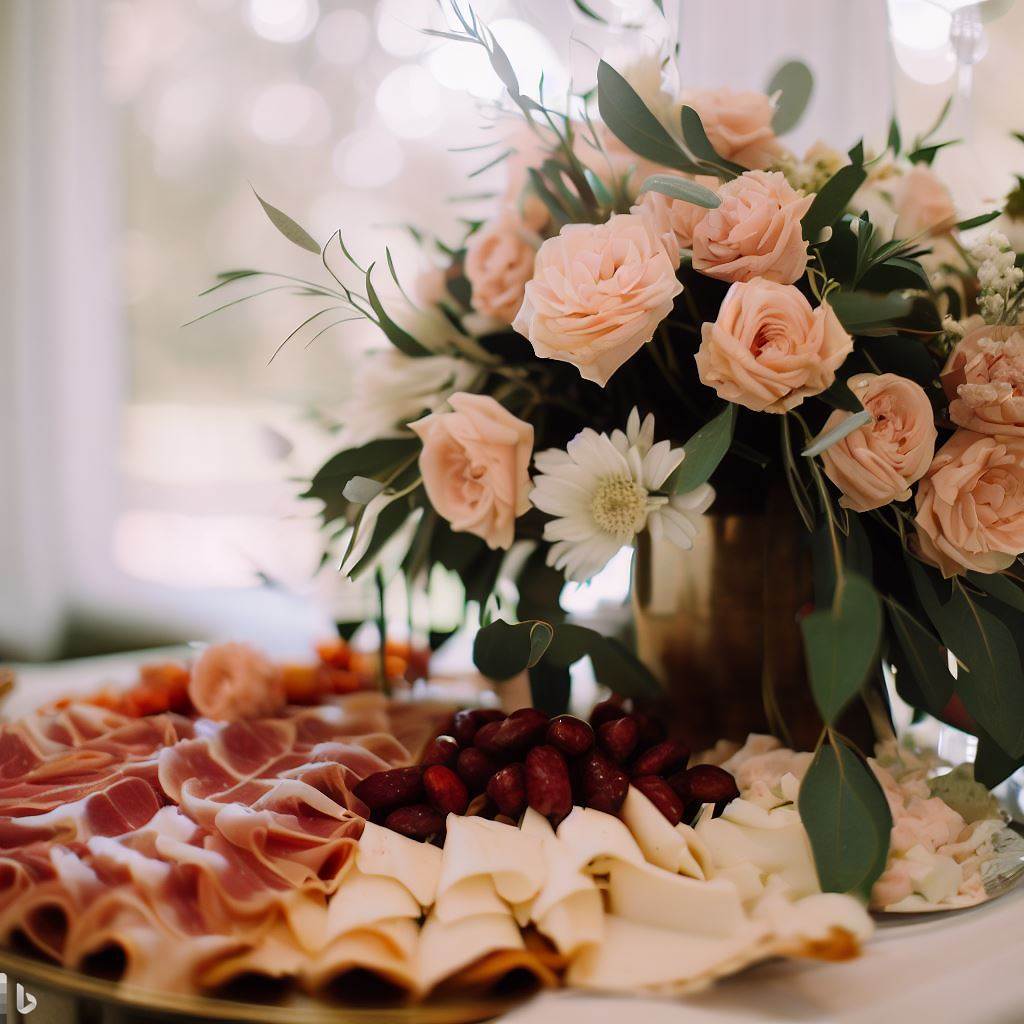 wedding charcuterie table