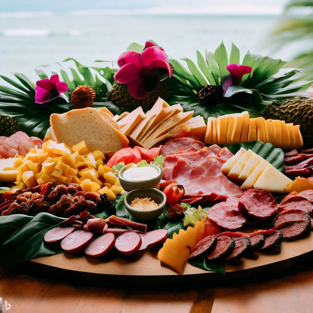 hawaiian charcuterie board