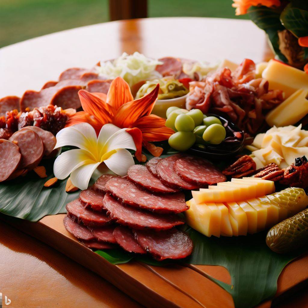 hawaiian charcuterie board