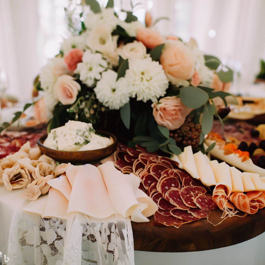 wedding charcuterie table