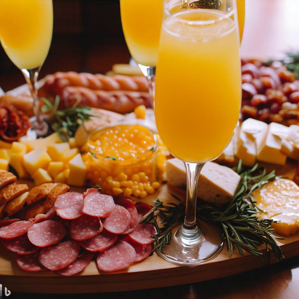 mimosa charcuterie board