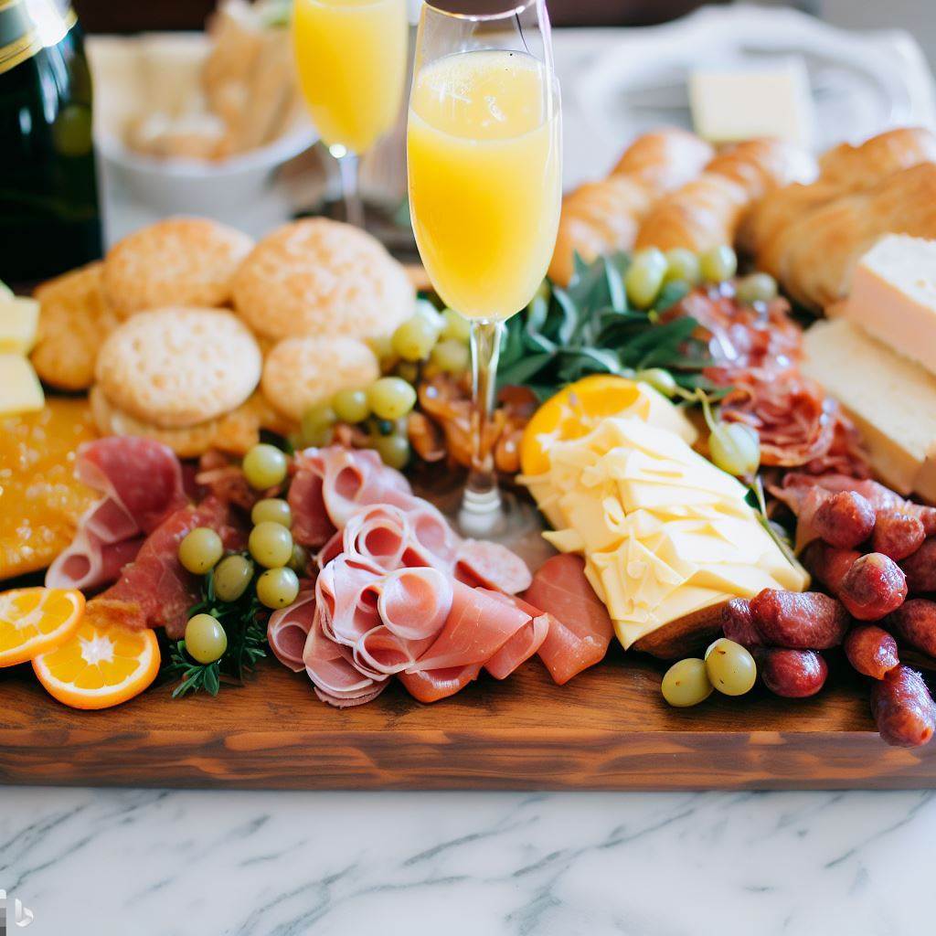 mimosa charcuterie board