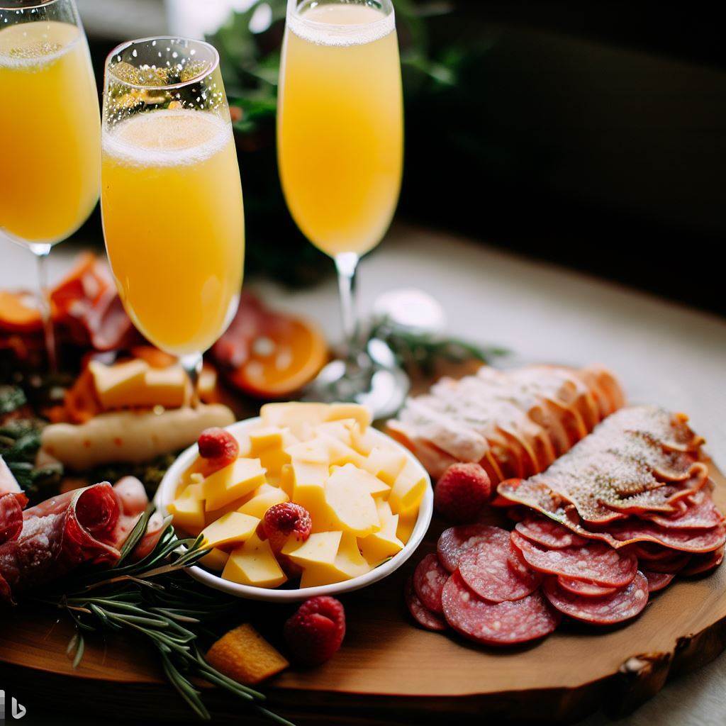 mimosa charcuterie board