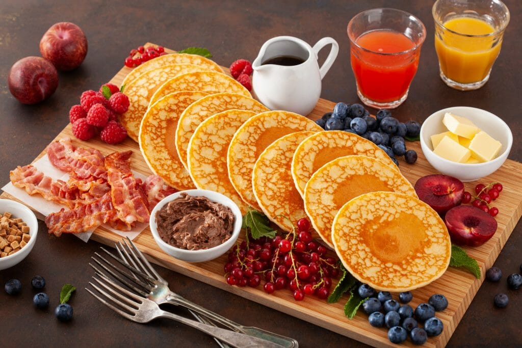 pancake charcuterie board