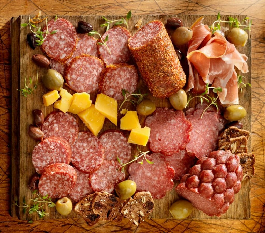 meats for charcuterie board