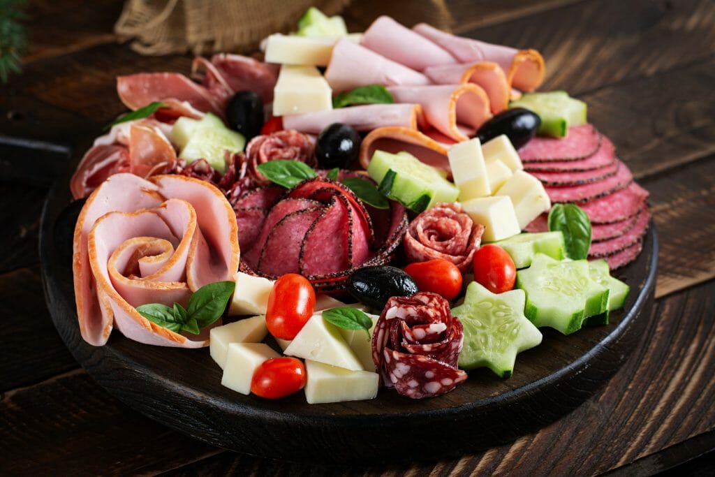 christmas eve charcuterie board