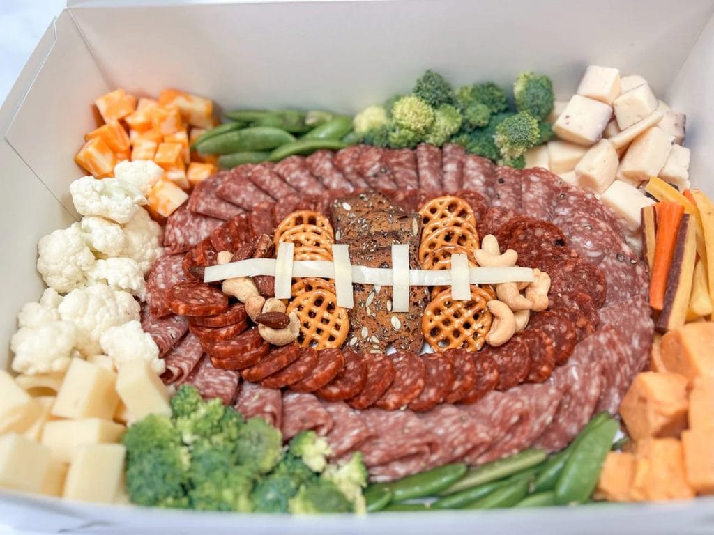 game day charcuterie board