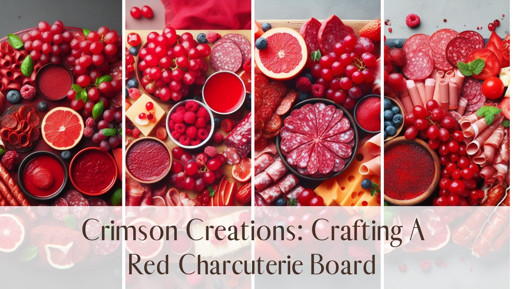 Crimson Creations: Crafting A Red Charcuterie Board - Charcuterie ...