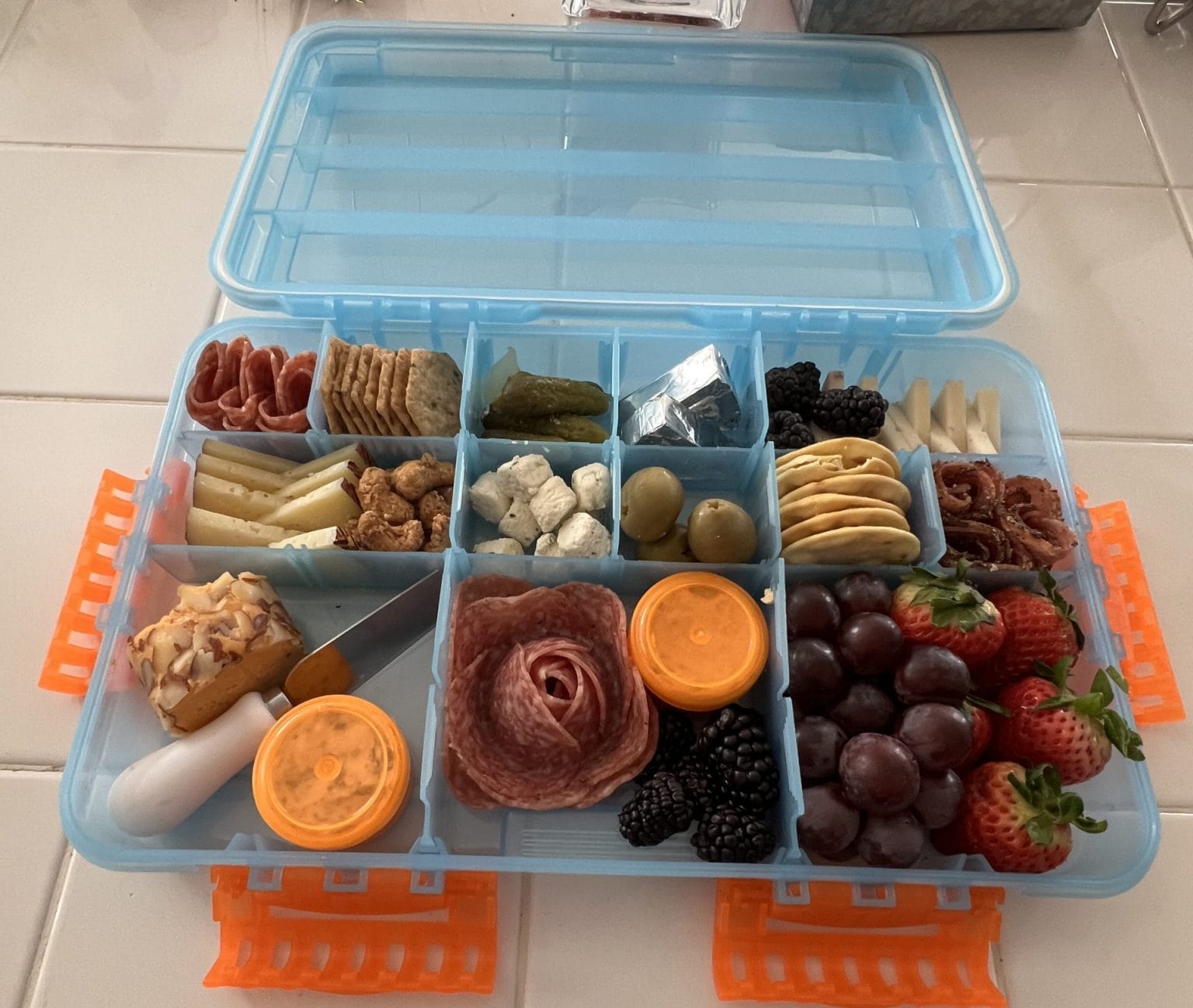 Snacks On The Go! Tackle Box Charcuterie Ideas - Ica