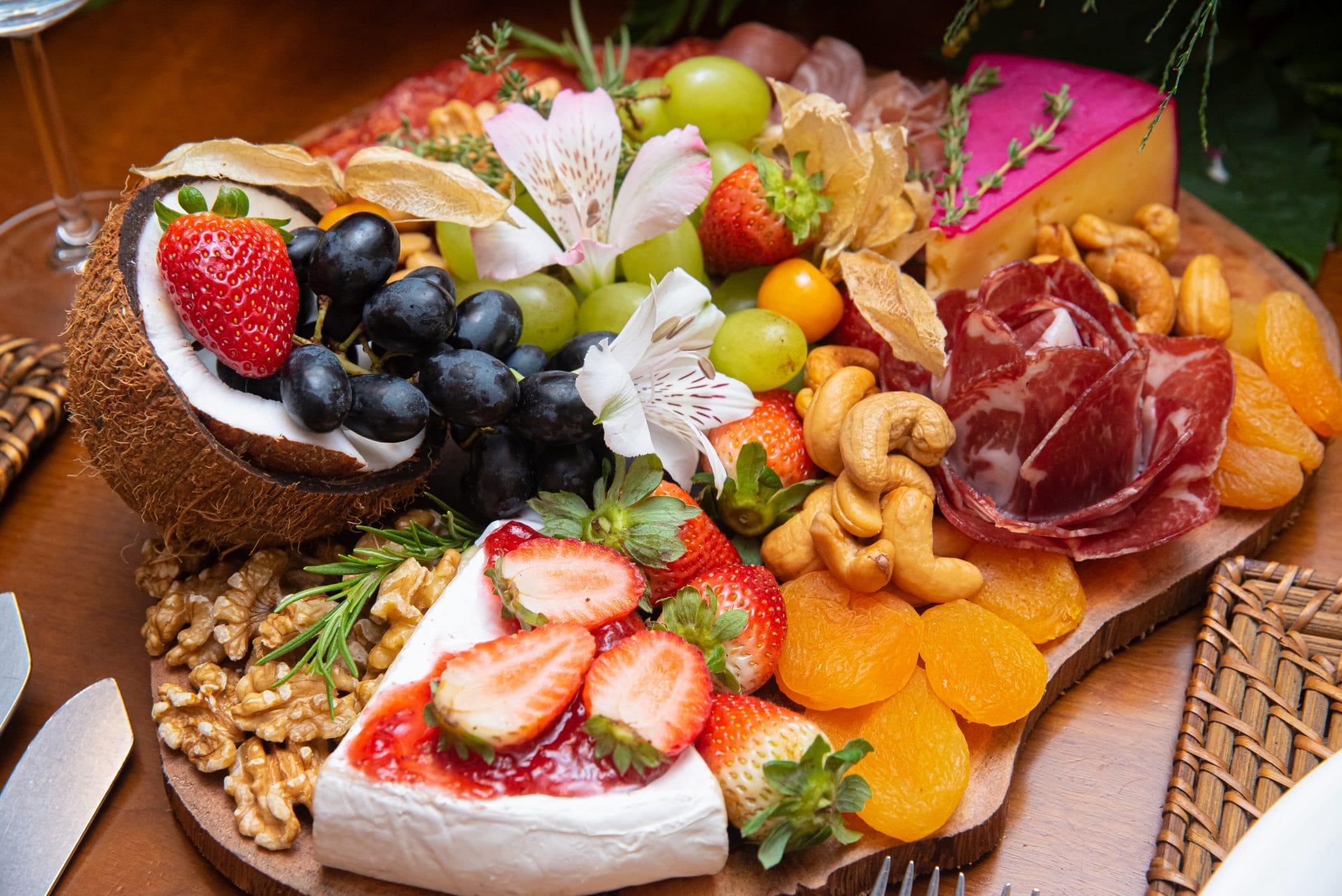 Charcuterie Board Flowers