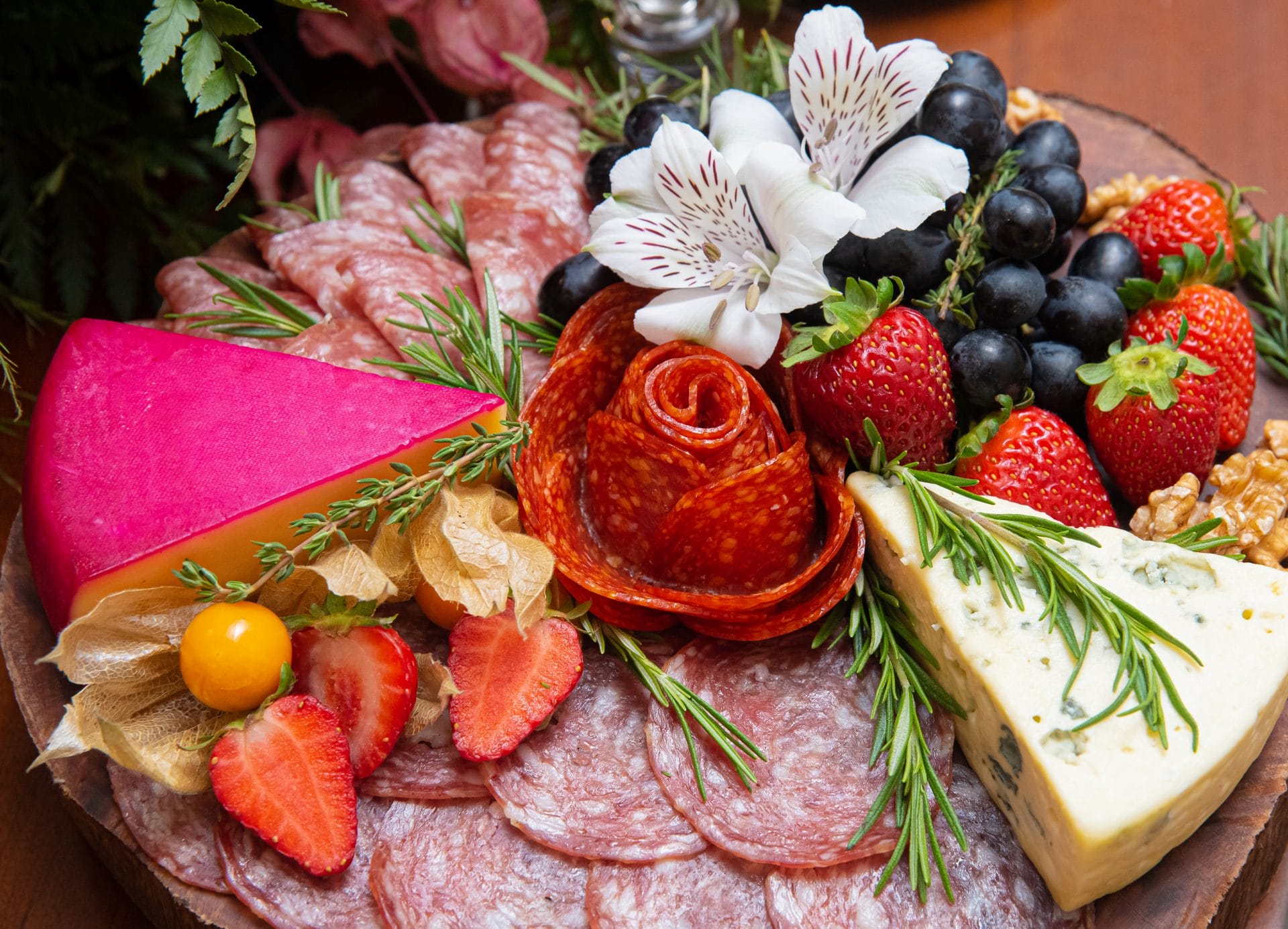 Charcuterie Board Flowers